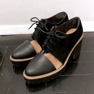 H&M platform cut-out shoes